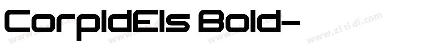 CorpidE1s Bold字体转换